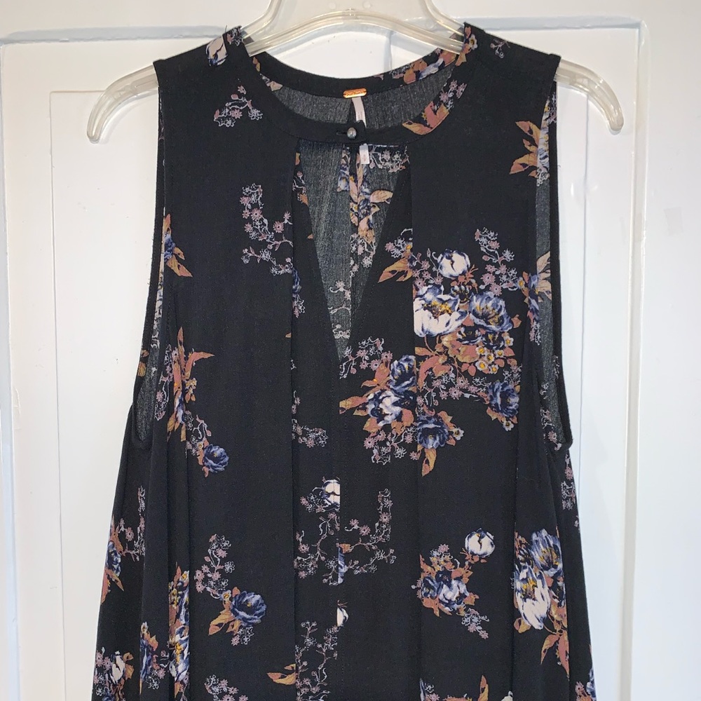 Free People Black Tree Swing Tunic Dress - Picture 6 of 16